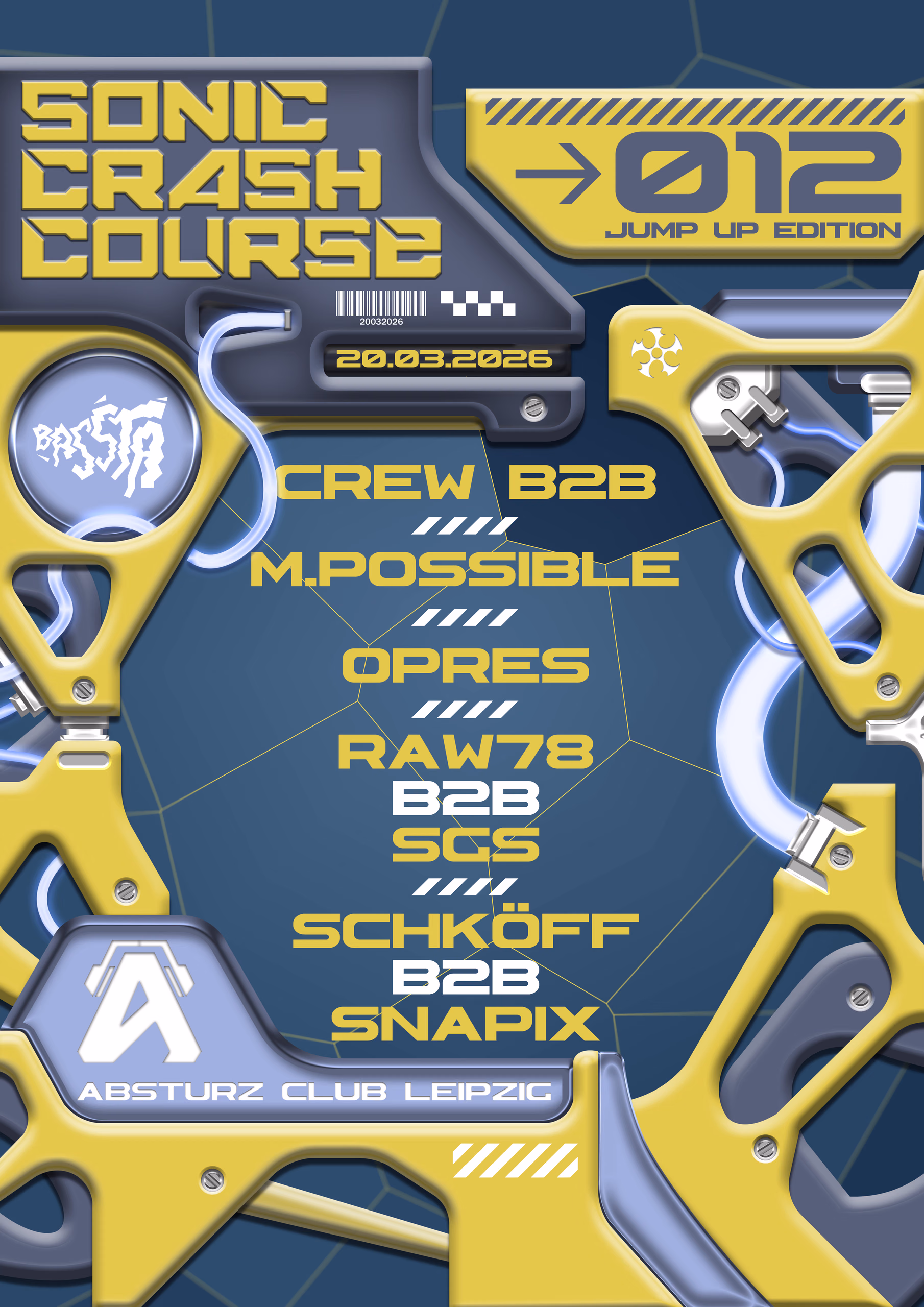 Sonic Crash Course 12 flyer
