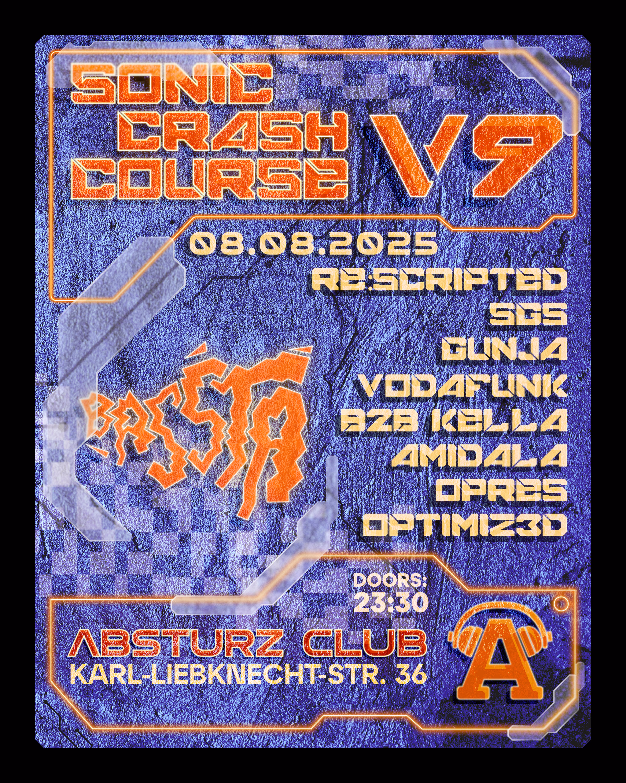 Sonic Crash Course 9 flyer